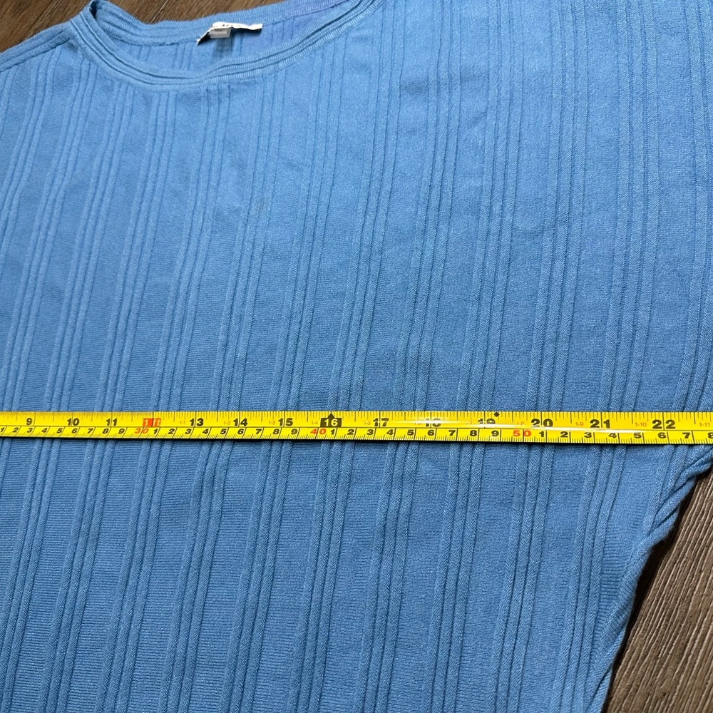 Vila Milano Ribbed Lightweight Dolman Sleeve Top - Size L - Picture 7 of 11
